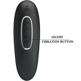PRETTY LOVE - CORBAN VIBRATORE ANALE 10 VIBRAZIONI NERO