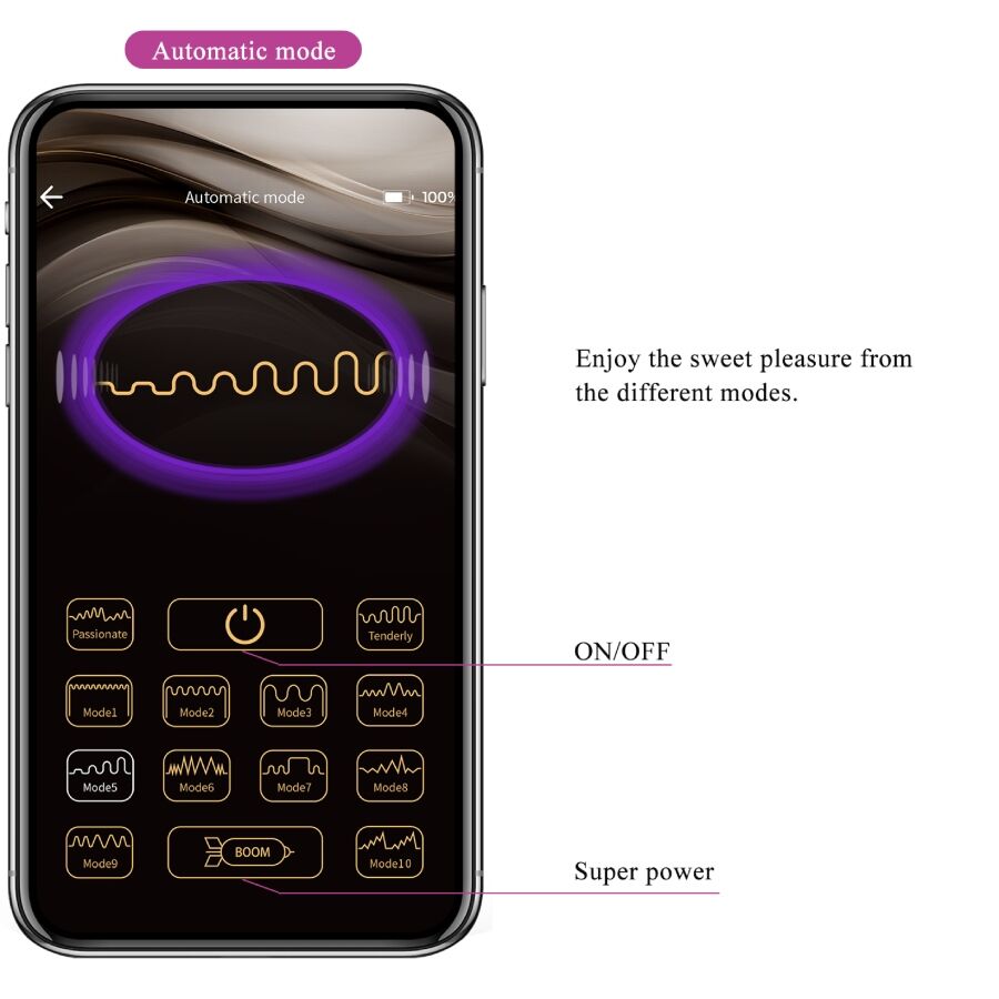 Pretty Love Leviathan Vibratore Smart con App Viola Premium - immagine 14
