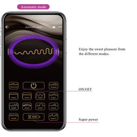 PRETTY LOVE - VIBRATORE CONTROLLATO DA APP LEVIATHAN VIOLA