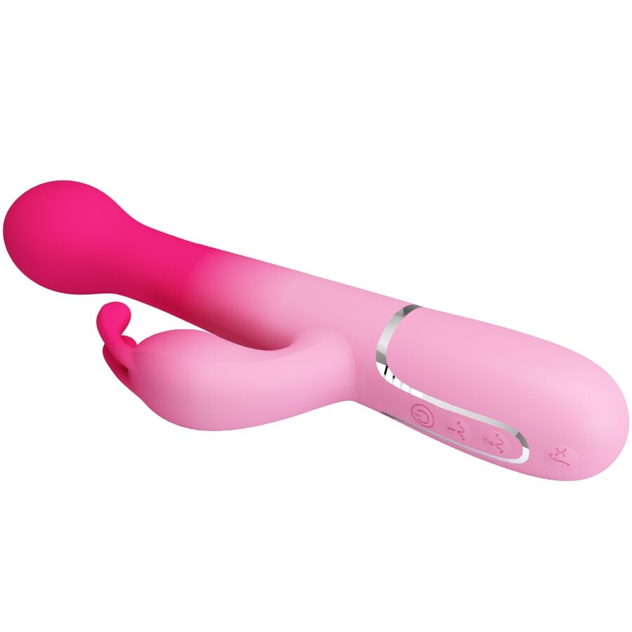 Intense Dejon Vibratore Rabbit Multifunzione 3 in 1 Rosa - immagine 4