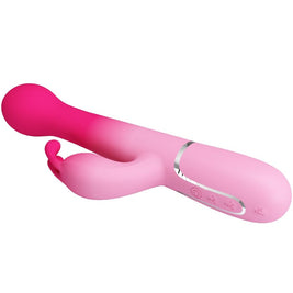 Intense Dejon Vibratore Rabbit Multifunzione 3 in 1 Rosa - immagine 4