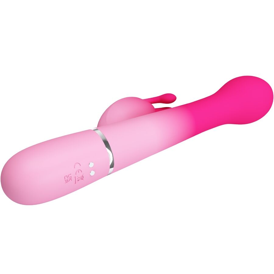 Intense Dejon Vibratore Rabbit Multifunzione 3 in 1 Rosa - immagine 6