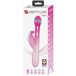 Intense Dejon Vibratore Rabbit Multifunzione 3 in 1 Rosa - immagine 11