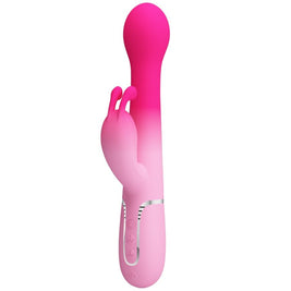 Intense Dejon Vibratore Rabbit Multifunzione 3 in 1 Rosa - immagine 2