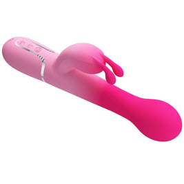 PRETTY LOVE - DEJON 3 IN 1 MULTIFUNZIONE VIBRATORE CONIGLIO ROSA