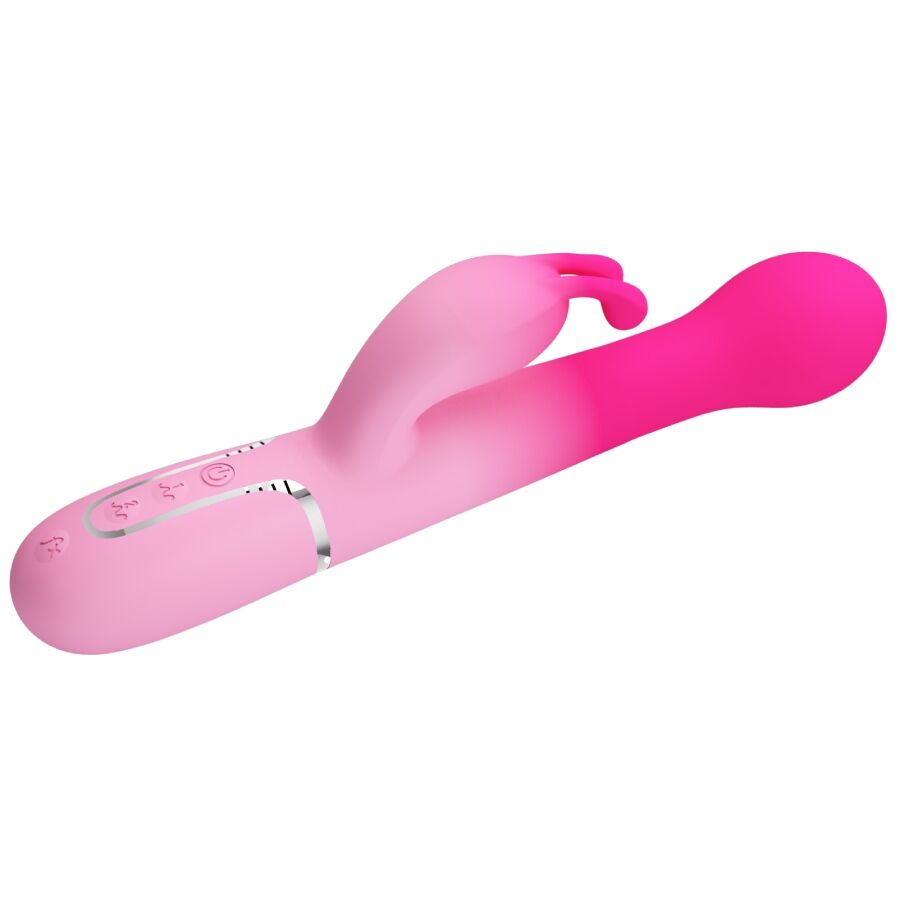 Intense Dejon Vibratore Rabbit Multifunzione 3 in 1 Rosa - immagine 5