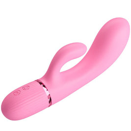 Intense Marski Vibratore Rabbit in Silicone Body-Safe Rosa - immagine 3