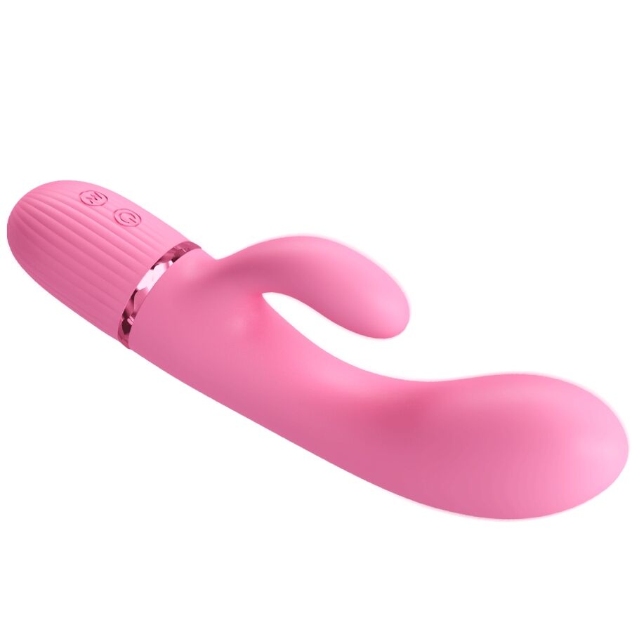 Intense Marski Vibratore Rabbit in Silicone Body-Safe Rosa - immagine 5