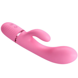 Intense Marski Vibratore Rabbit in Silicone Body-Safe Rosa - immagine 5