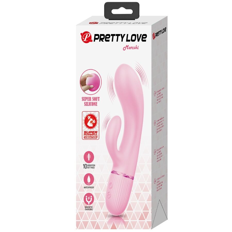 PRETTY LOVE - VIBRATORE CONIGLIO MARSKI E PUNTO G ROSA