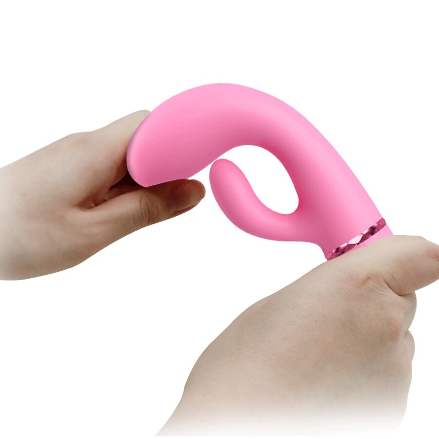 Intense Marski Vibratore Rabbit in Silicone Body-Safe Rosa - immagine 9