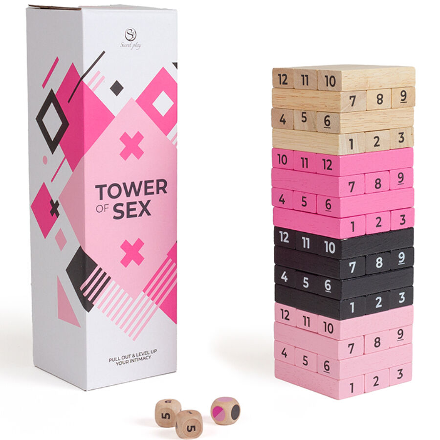 SecretPlay Torre del Desiderio in Legno per Coppia | Gioco Intimo