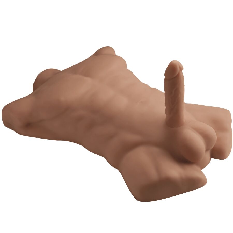 SILEXD - APOLLO L TORSO MASCHILE REALISTICO CARAMELLO