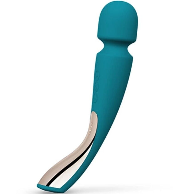 Lelo - Massaggiatore Smart Medium Wand 2 Blu Oceano
