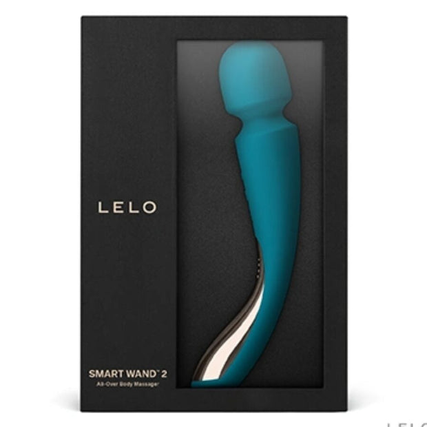 Lelo - Massaggiatore Smart Medium Wand 2 Blu Oceano