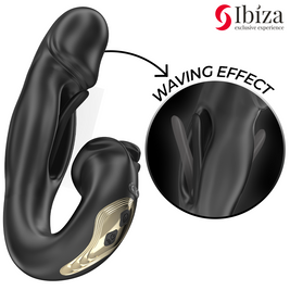 IBIZA - VIBRATORE ROSE EFFETTO FLICKING E STIMOLATORE DEL CLITORIDE