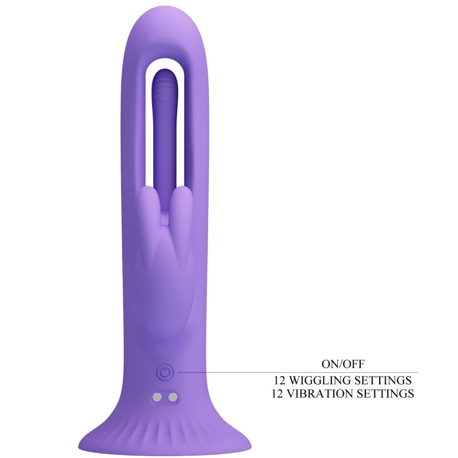 Intense Killmoulis Vibratore Rabbit 12 Modalità Premium Viola - immagine 7