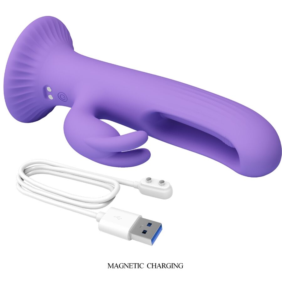 Intense Killmoulis Vibratore Rabbit 12 Modalità Premium Viola - immagine 8