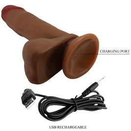 BAILE - ABEL DILDO REALISTICO 21 CM MULATTO
