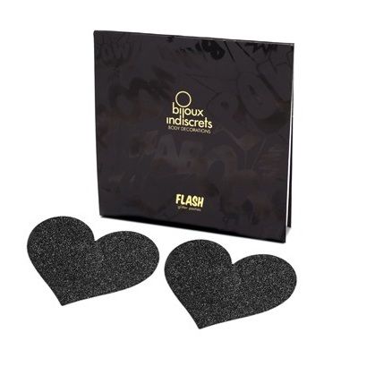 Bijoux - Indiscrets Flash Tagli Al Capezzolo Cuore Nero