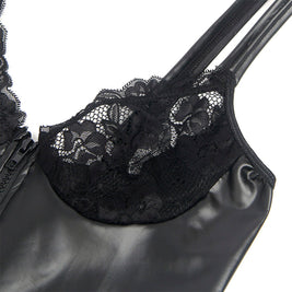 SUBBLIME - 957568 ABITO IN PELLE CON ZIP NERO S/M