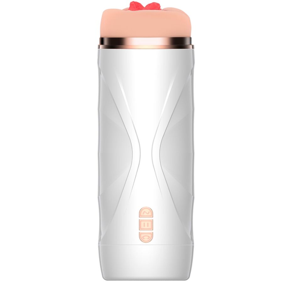 SHEQU - RILEY MASTURBATORE VAGINALE VIBRANTE CON ASPIRAZIONE