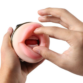 SHEQU - KAY DOPPIO MASTURBATORE CON DOPPIA BOCCA E VIBRAZIONE DELLA VAGINA