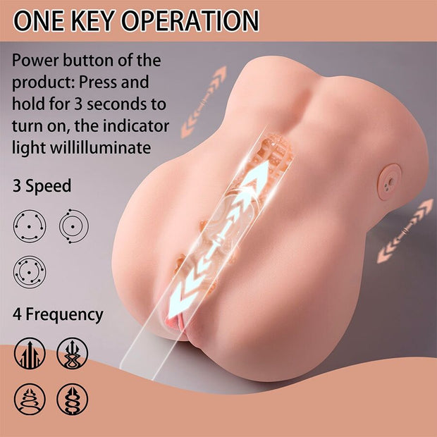 XISE - LYDIA MASTURBATORE VAGINA FEMMINILE CON SPINTA 25 CM