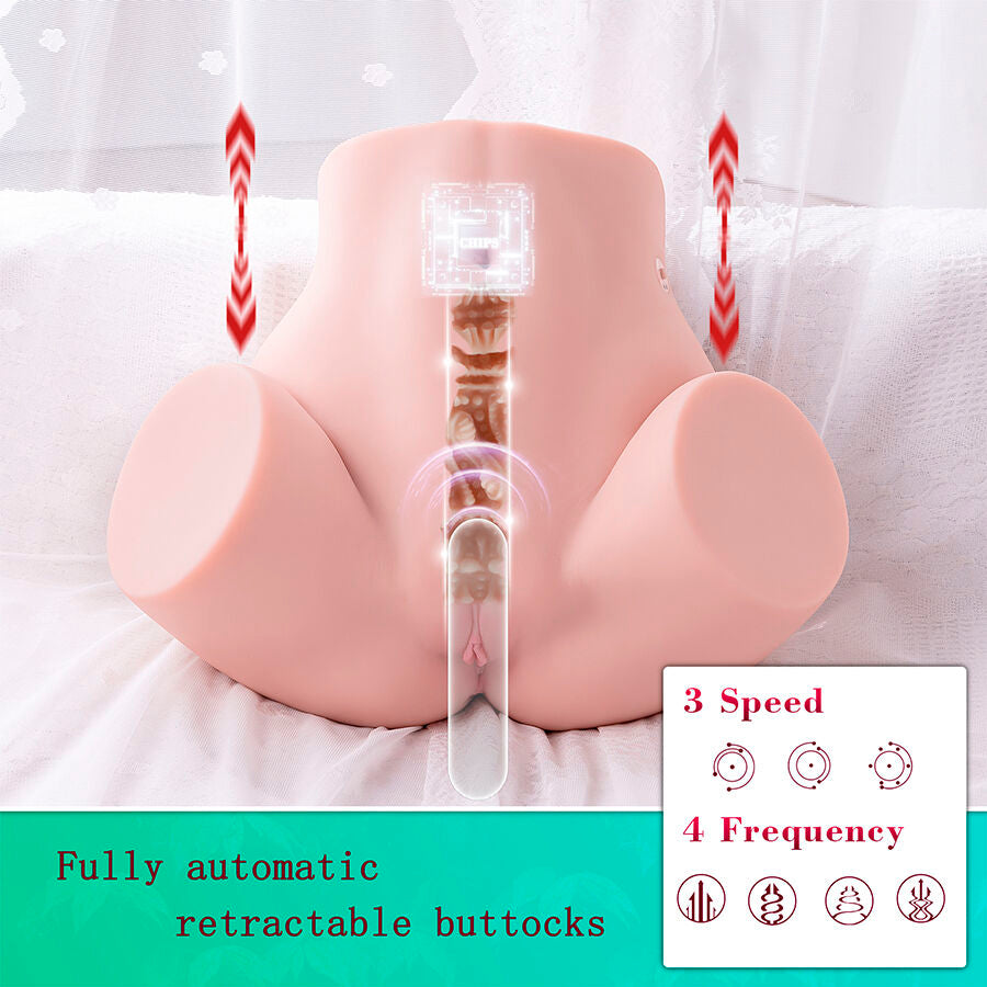 XISE - MASTURBATORE VAGINA REALISTICO MULTIPOSIZIONE MARISA CON SPINTA