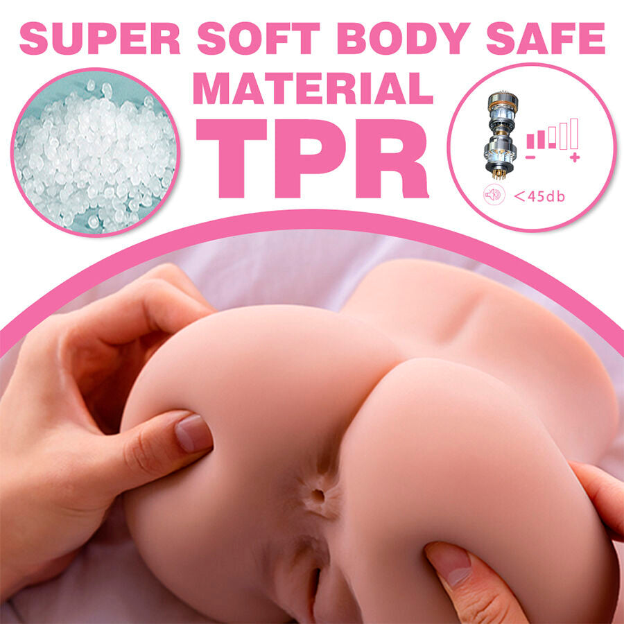 XISE - CONNIE BACK MASTURBATOR VAGINA E ANO REALISTICO MULTIPOSIZIONE CON VIBRAZIONE