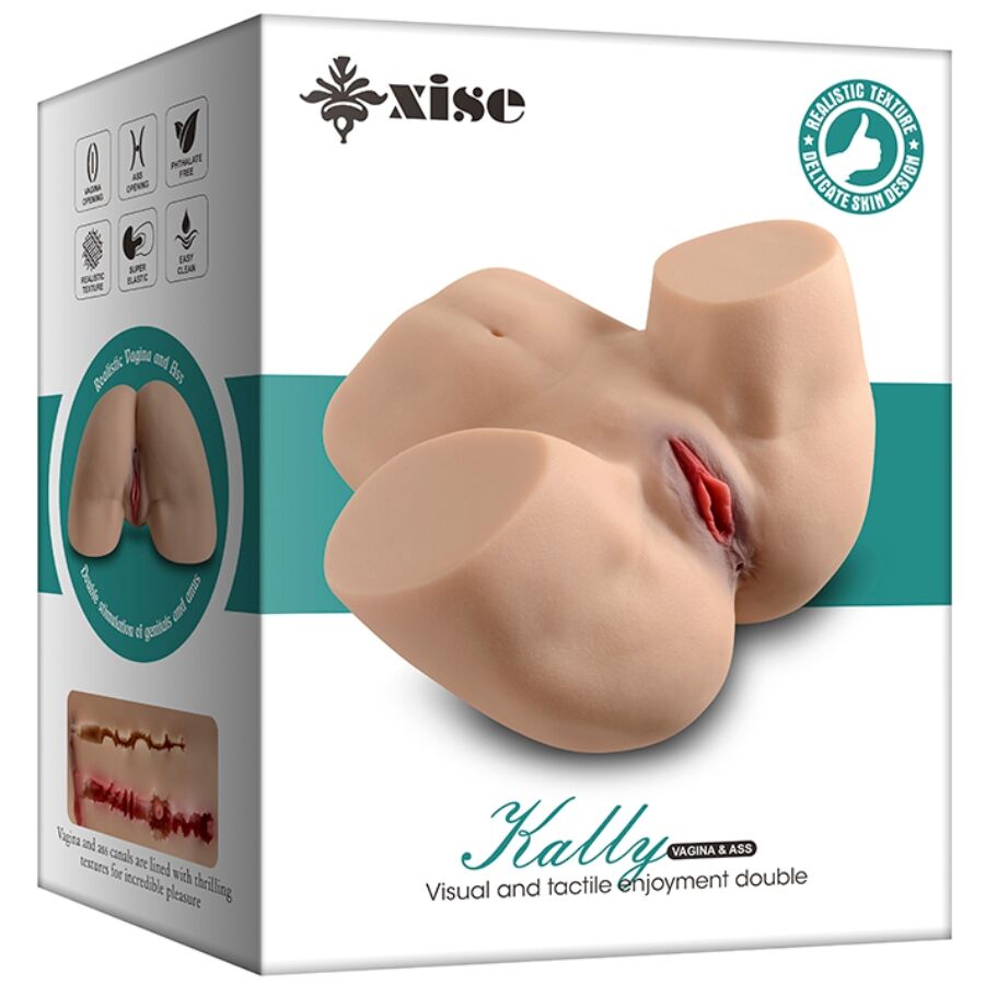 XISE - MASTURBATORE MULTIPOSIZIONE VAGINA E ANO REALISTICO KALLY