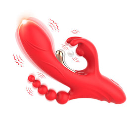 Vibratore Doppio in Silicone Premium Punto G e Clitoride - immagine 4