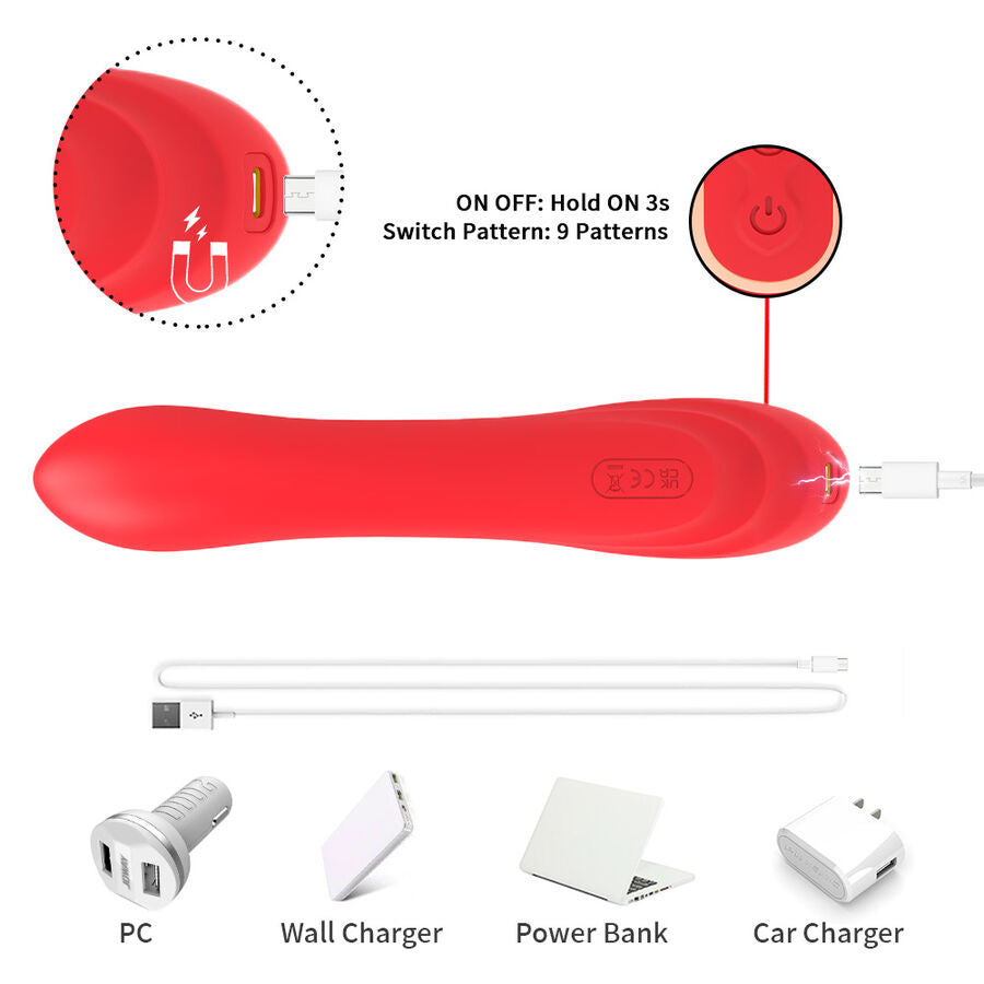 Vibratore Doppio Stimolatore Punto G con Lingua Oscillante Premium - immagine 8