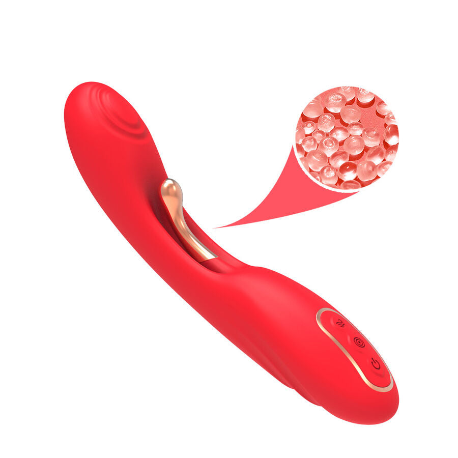 Vibratore con Lingua Oscillante in Silicone Body-Safe Rosso - immagine 7
