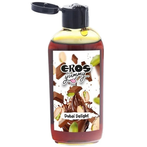 Eros Yummy Dubai Delight Lubrificante Aromatizzato Pistacchio e Cioccolato 100ml