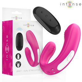 Control Intense Janet Vibratore Doppio a U con Telecomando