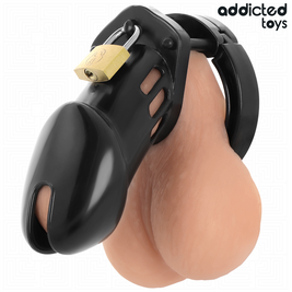 ADDICTED TOYS LOCKED - GABBIA PER PENE OBSIDIAN HOLD TAGLIA M