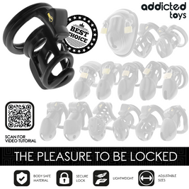 ADDICTED TOYS LOCKED - GABBIA PER PENE GILDEN CAGE 8,5 CM