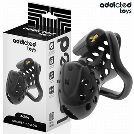 ADDICTED TOYS LOCKED - GABBIA PER PENE CAVA CON CATENA 10,5 CM