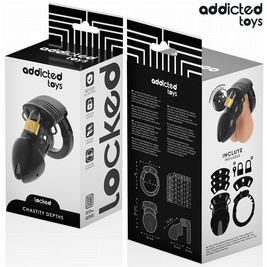 ADDICTED TOYS BLOCCATO - GABBIA PER PENE PROFONDA DI CASTITÀ 7,5 CM