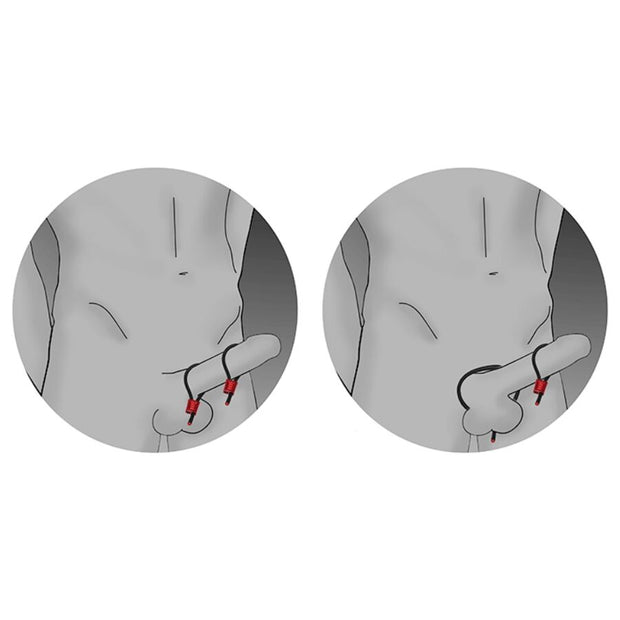 ELECTRASTIM - PRESTIGE ELECTRA LOOPS ANELLI PER IL PENE REGOLABILI NERI