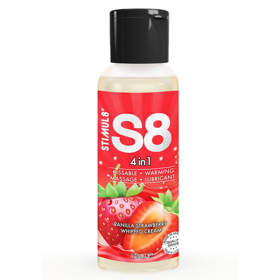 STIMUL8 - S8 LUBRIFICANTE 4 IN 1 AL DESSERT ALLA FRAGOLA 125 ML