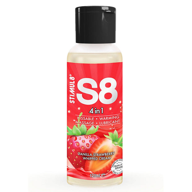 STIMUL8 - S8 LUBRIFICANTE 4 IN 1 AL DESSERT ALLA FRAGOLA 125 ML