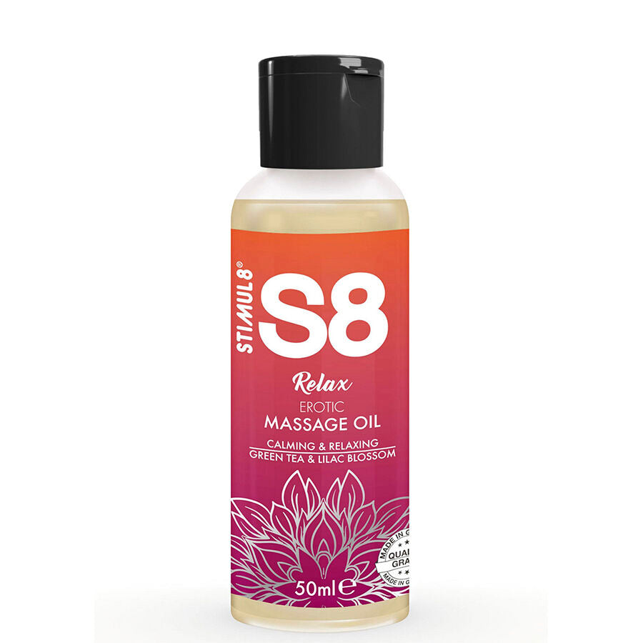 Stimul8 Olio per Massaggio al Tè Verde 50ml Body-Safe