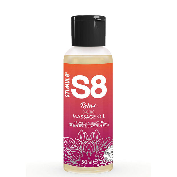 Stimul8 Olio per Massaggio al Tè Verde 50ml Body-Safe