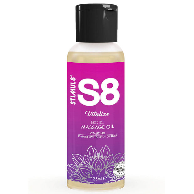 Stimul8 Vitalize Olio da Massaggio al Lime 125ml Premium
