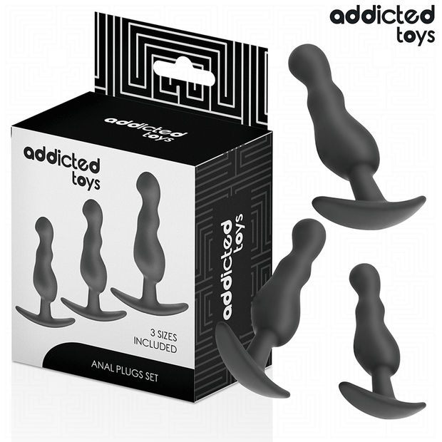 ADDICTED TOYS - SET DI 3 TAPPI ANALI MODELLO 1