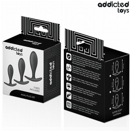 ADDICTED TOYS - SET DI 3 TAPPI ANALI MODELLO 2