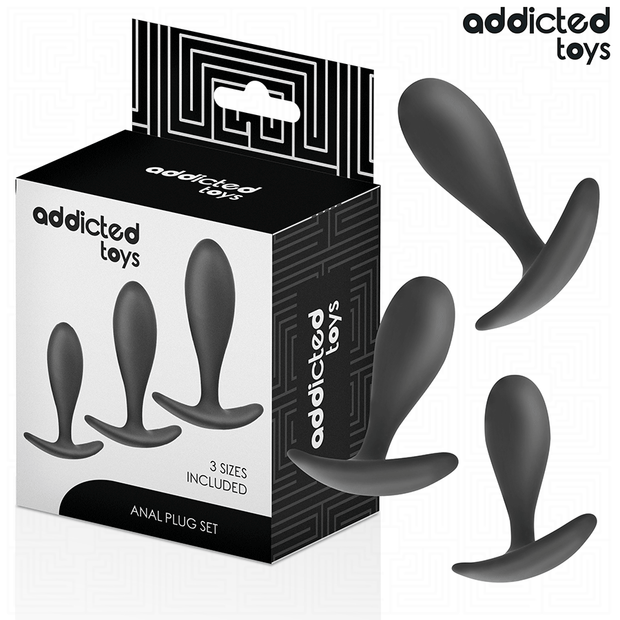 ADDICTED TOYS - SET DI 3 TAPPI ANALI MODELLO 2