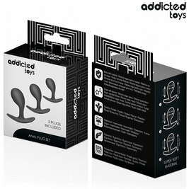 ADDICTED TOYS - SET DI 3 TAPPI ANALI MODELLO 3